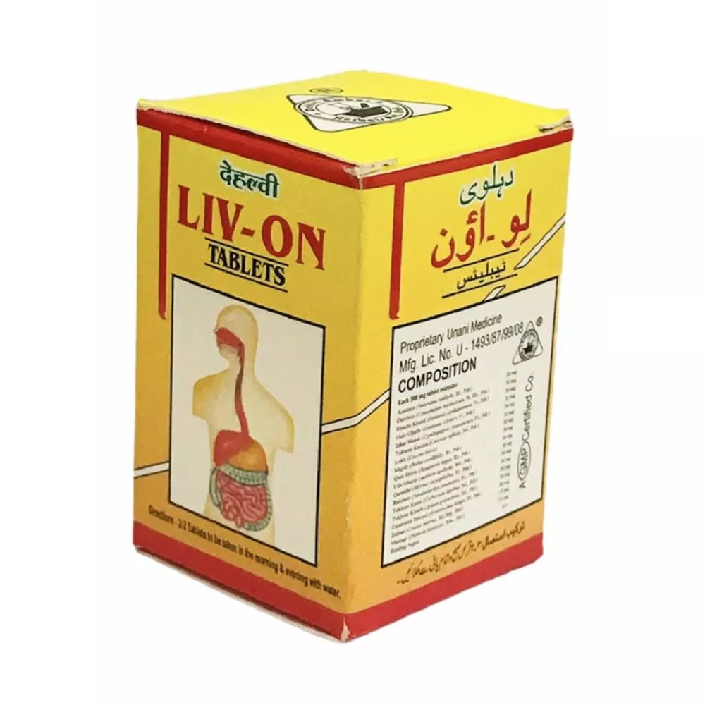 Dehlvi Ambar Liv-On Tablets - 120 Tabs
